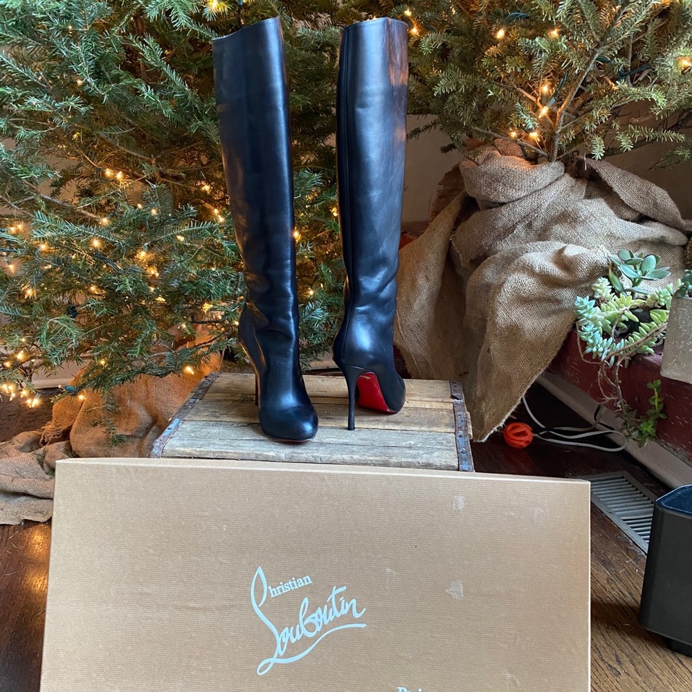 Christian Louboutin Vitish 100 Calf Boot size 37